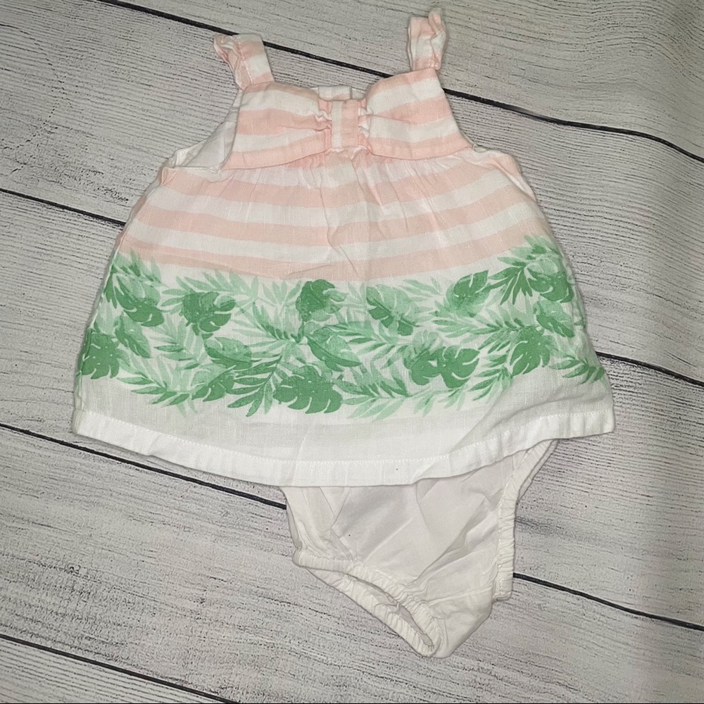 Janie & Jack Tropical Tunic Dress w Bloomers 0-3